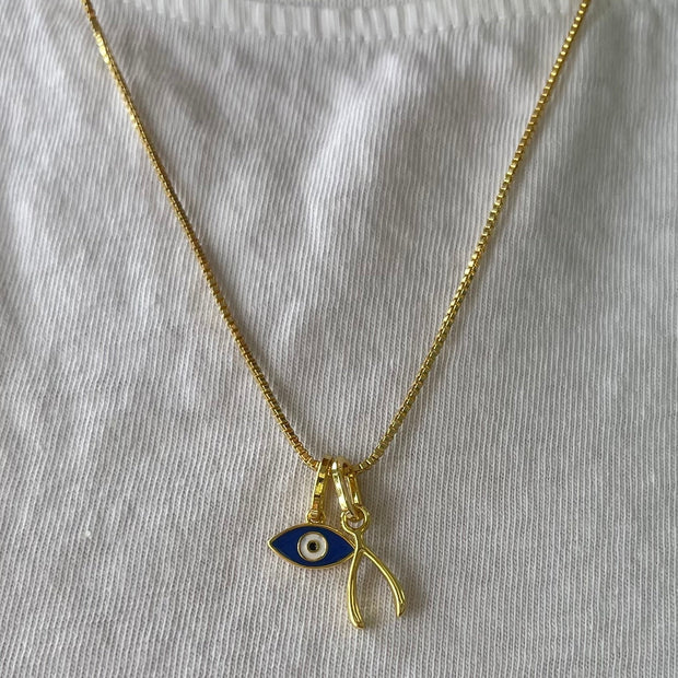 Wishbone Charm